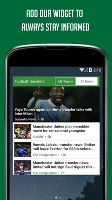 Football Transfers android App screenshot 0