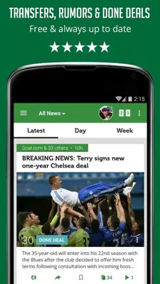 Football Transfers android App screenshot 5